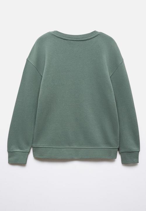 MANGO - Sweatshirt london - dark green