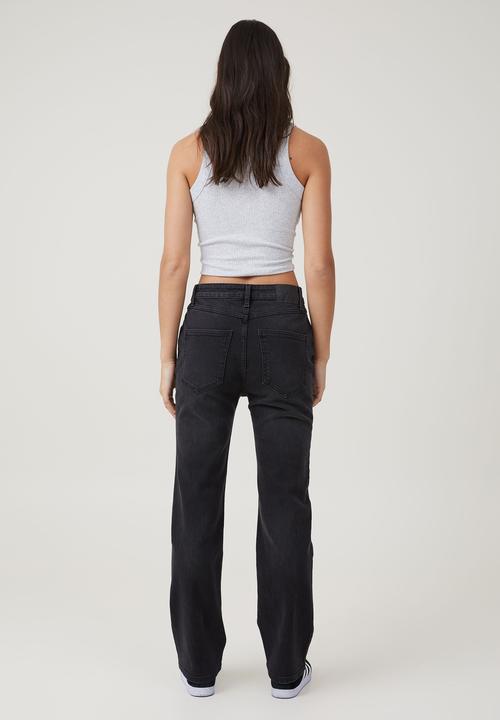 Cotton On - Slim straight jean - black pepper