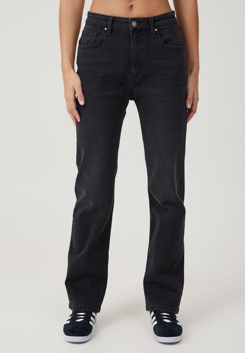 Cotton On - Slim straight jean - black pepper