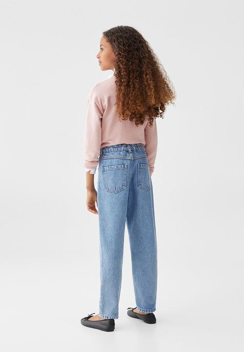 MANGO - Jeans mom - denim