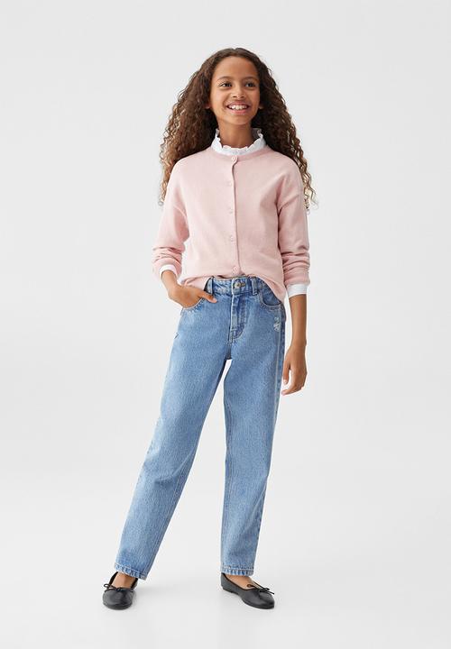 MANGO - Jeans mom - denim