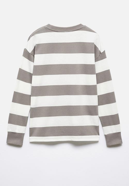 MANGO - T-shirt paul - grey
