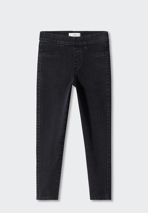 MANGO - Jeans jegging5 - black denim