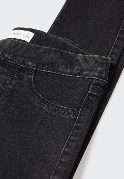 MANGO - Jeans jegging5 - black denim