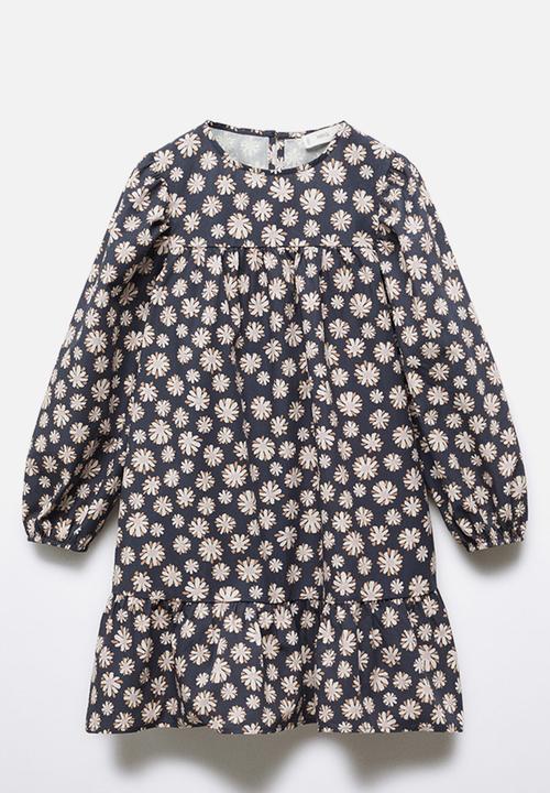 MANGO - Dress rose - grey