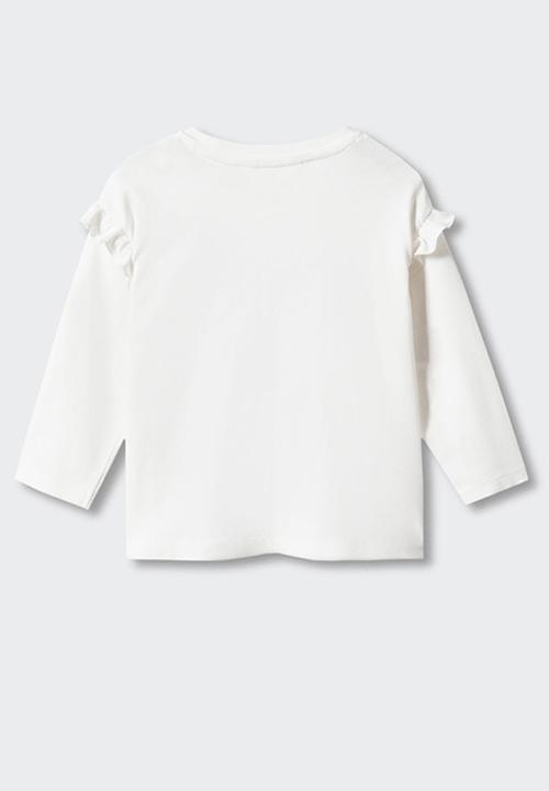 MANGO - T-shirt nice - off white