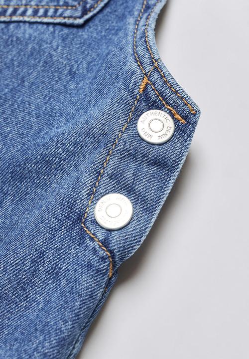 MANGO - Dungaree dress paulab - denim