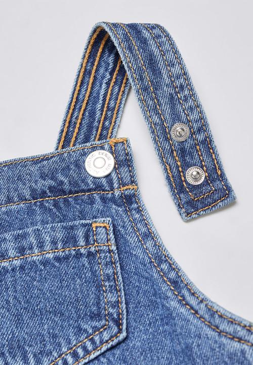 MANGO - Dungaree dress paulab - denim