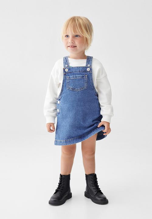 MANGO - Dungaree dress paulab - denim
