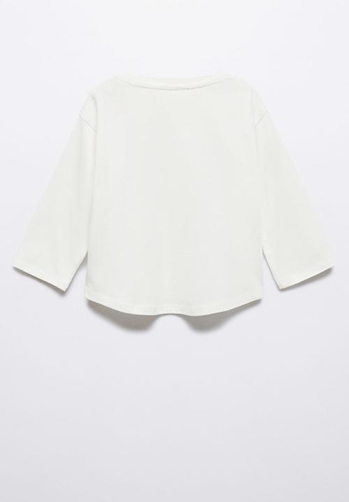 MANGO - T-shirt friends - off white