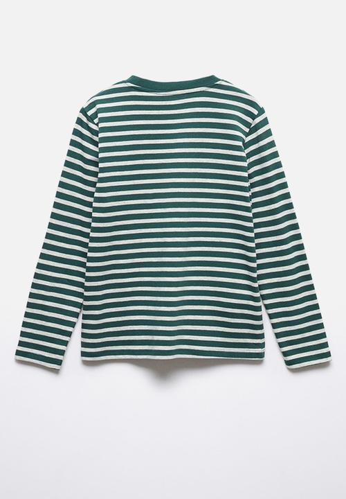 MANGO - T-shirt paul - dark green