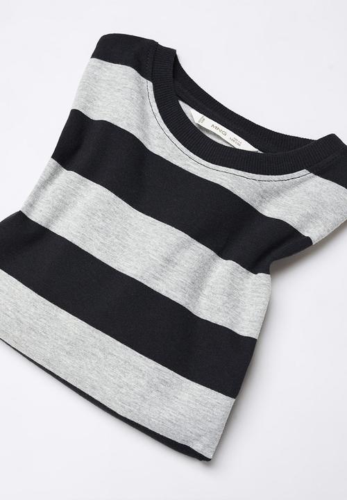 MANGO - T-shirt paul - black