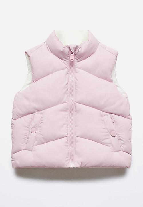 MANGO - Waistcoat liab - pink