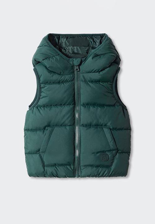 MANGO - Waistcoat aldov - dark green
