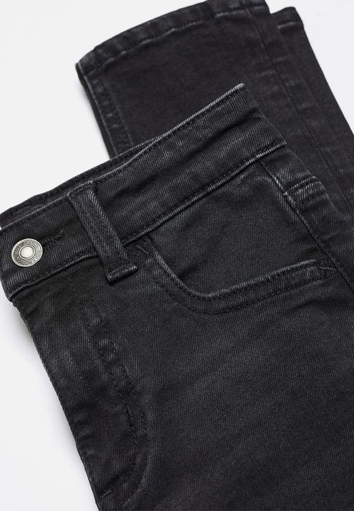 MANGO - Jeans skinny - black denim