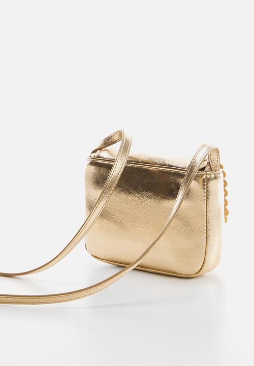 MANGO - Bag mch gold - gold