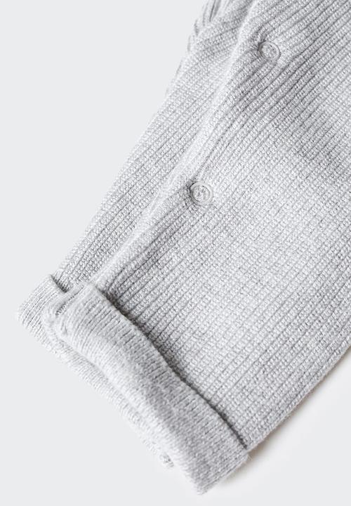 MANGO - Dungarees york - light grey denim