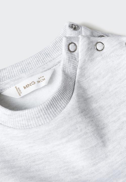 MANGO - Sweatshirt poly - medium grey