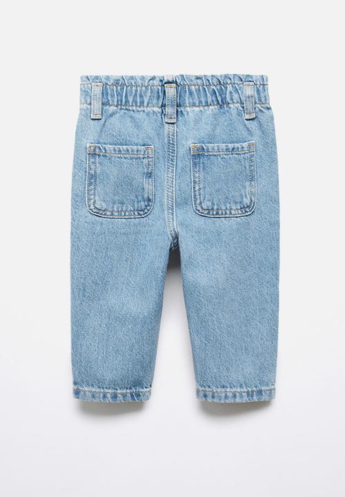 MANGO - Jeans paperbag - denim