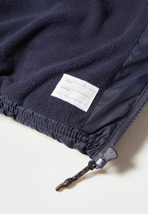 MANGO - Waistcoat amerv - navy