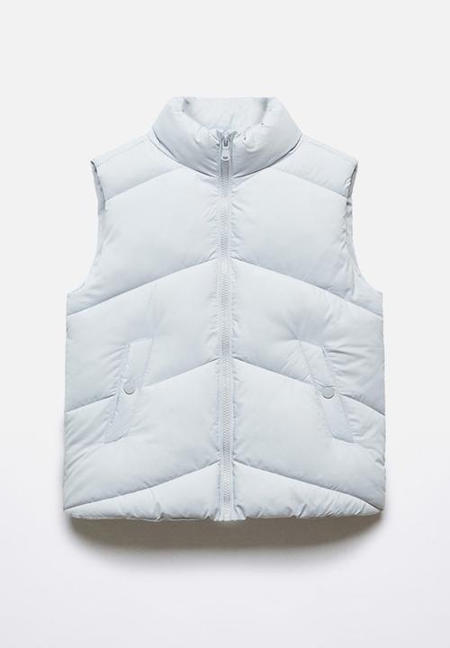 MANGO - Sleeveless puffer lia - sky blue