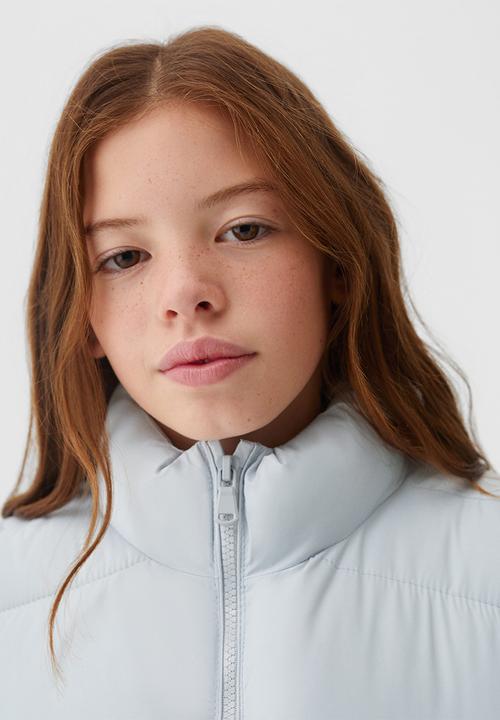MANGO - Sleeveless puffer lia - sky blue