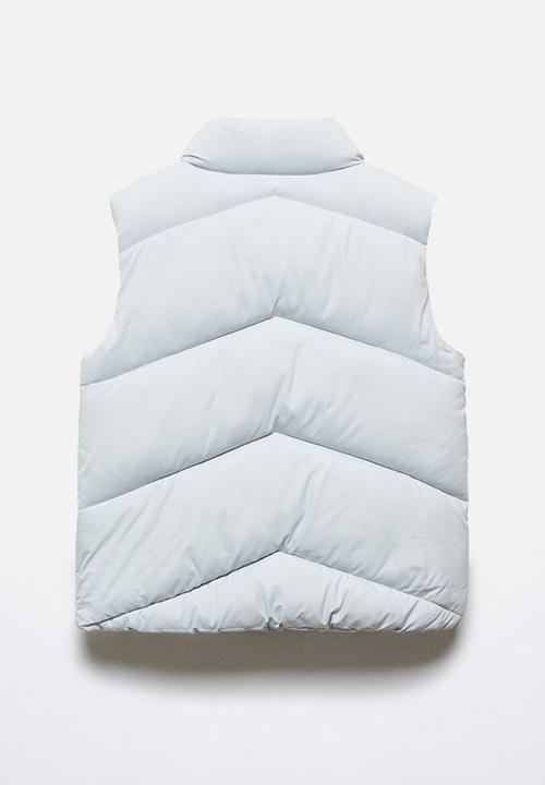 MANGO - Sleeveless puffer lia - sky blue