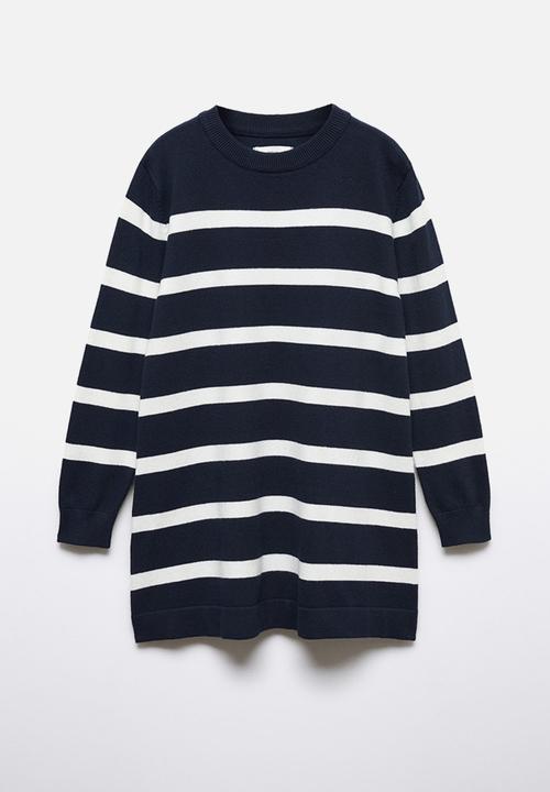 MANGO - Dress jina - navy