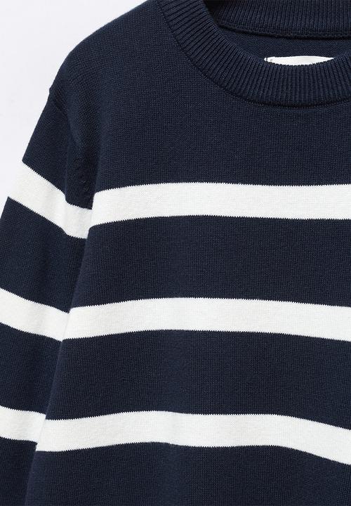 MANGO - Dress jina - navy