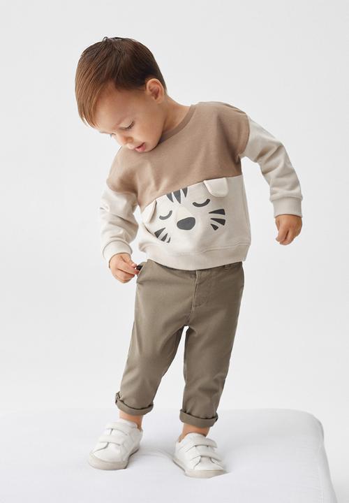 MANGO - Sweatshirt flap - sand