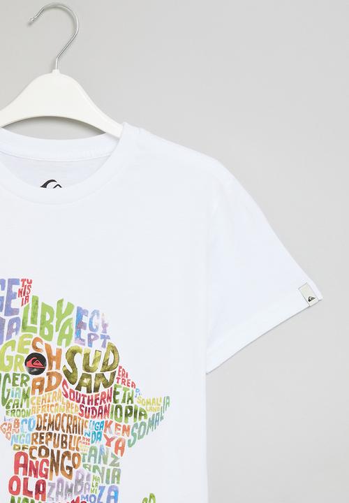 Quiksilver - Africa work song short sleeve boys - white