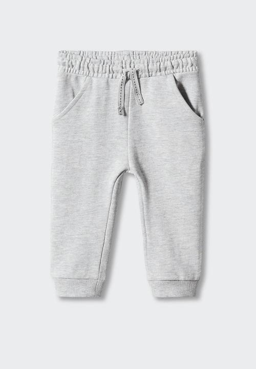 MANGO - Trousers mateo5 - medium grey