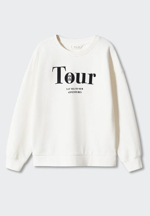 MANGO - Sweatshirt dublini - off white