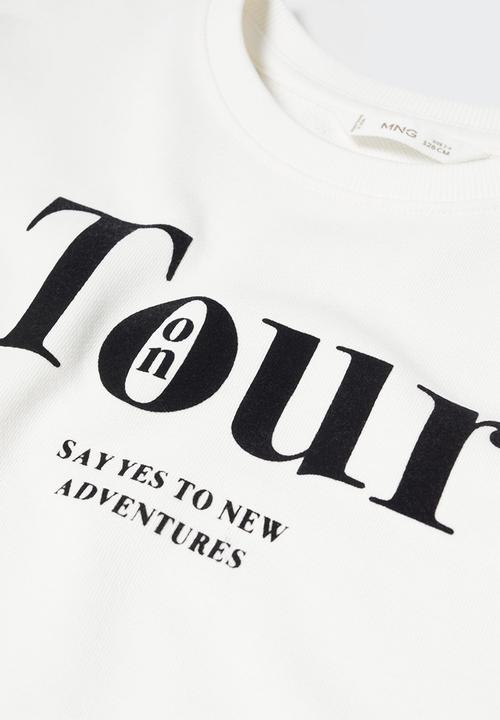 MANGO - Sweatshirt dublini - off white