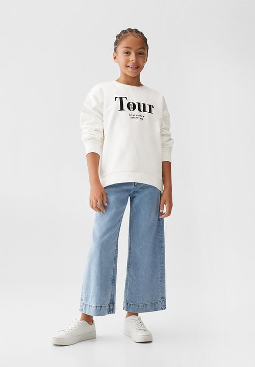 MANGO - Sweatshirt dublini - off white