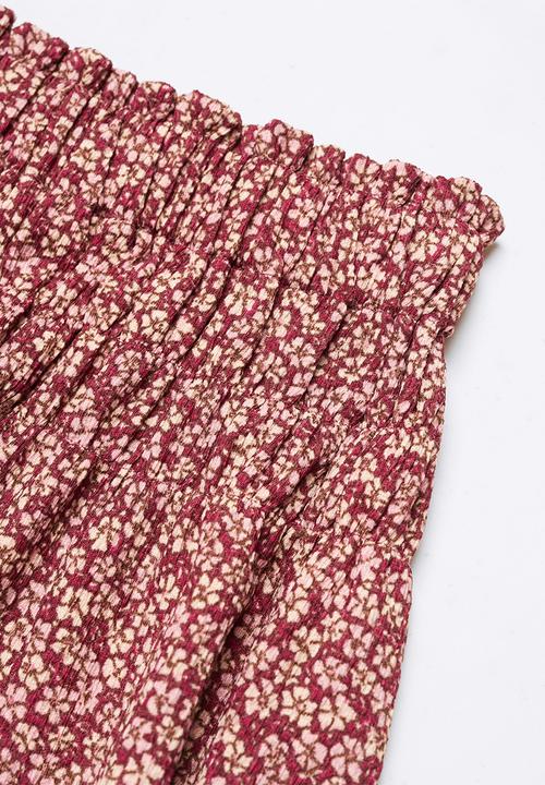 MANGO - Skirt lucy - maroon