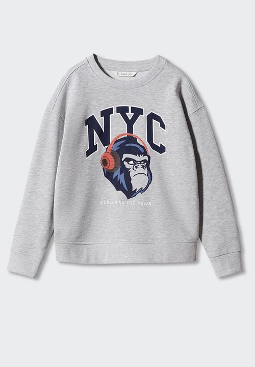 MANGO - Sweatshirt gori - medium grey