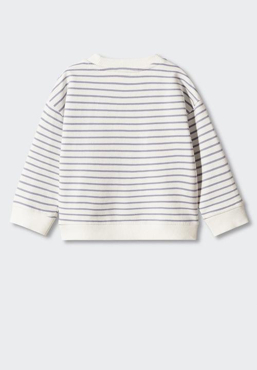 MANGO - Sweatshirt gabi - navy & white 