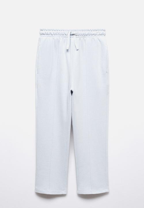 MANGO - Trousers marga - sky blue