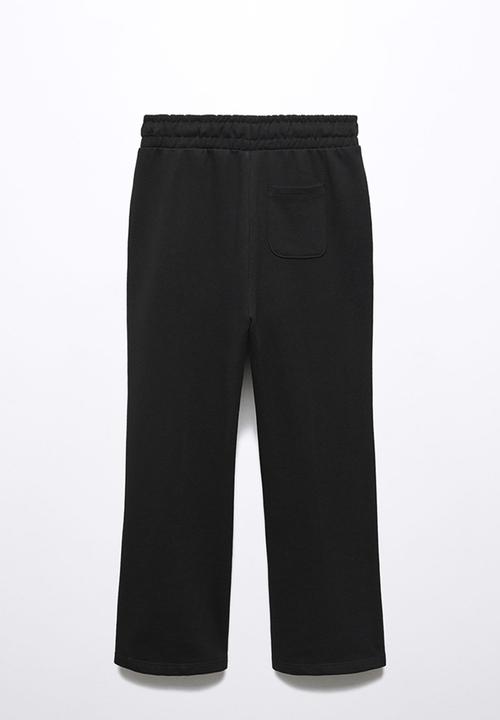 MANGO - Trousers marga - black