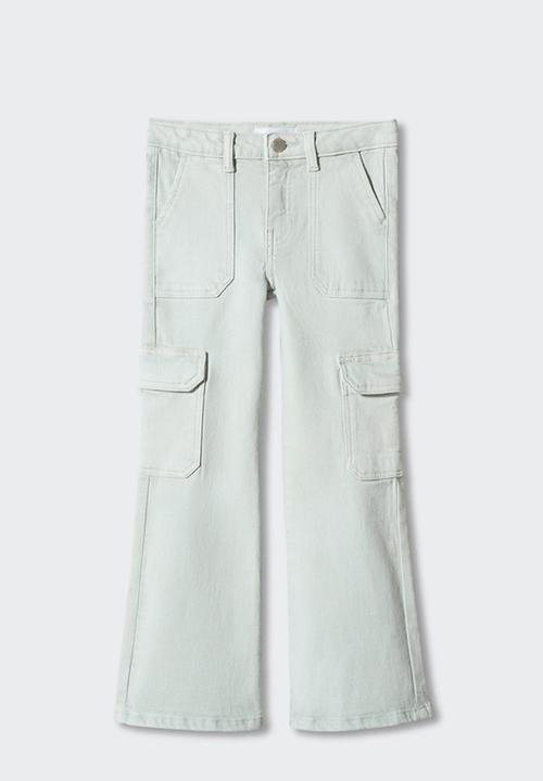 MANGO - Trousers susi - green