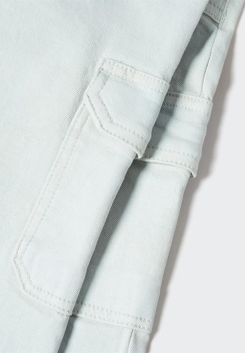 MANGO - Trousers susi - green