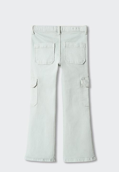 MANGO - Trousers susi - green