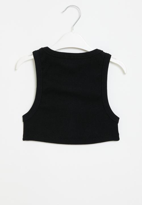 Rebel Republic - Ribbed tank - black