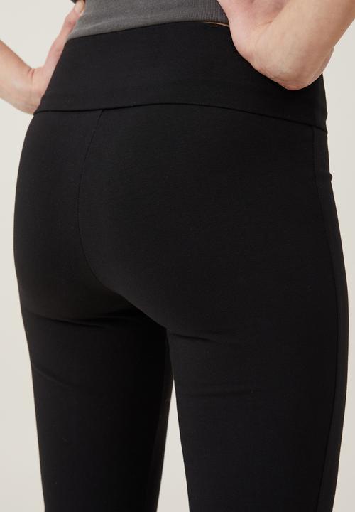 Cotton On - Bella bootleg pant - black
