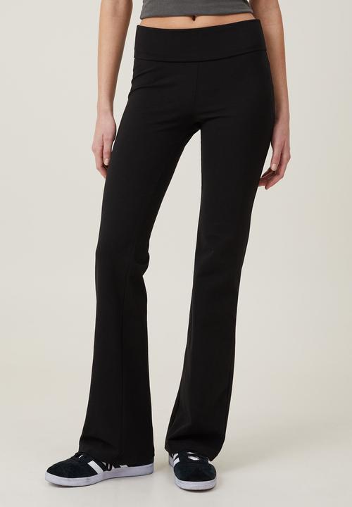 Cotton On - Bella bootleg pant - black