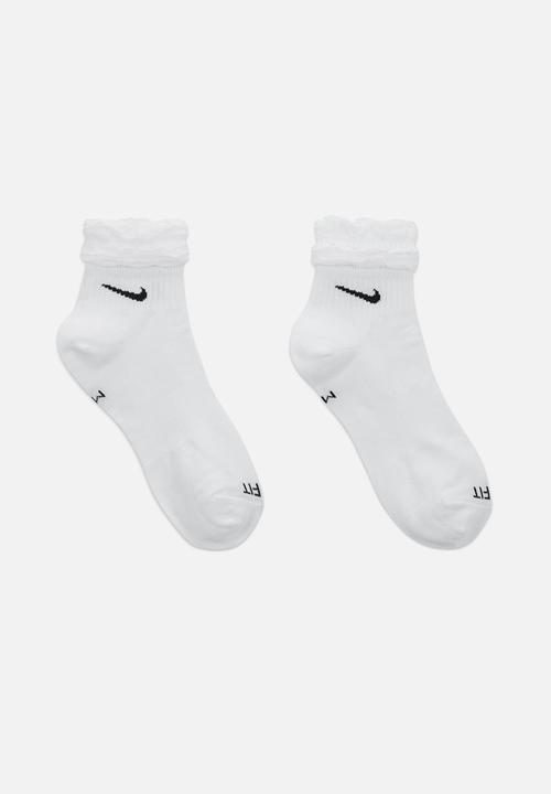 Nike - Nike everyday training ankle socks - white & black