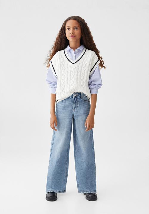 MANGO - Jeans wide5 - denim