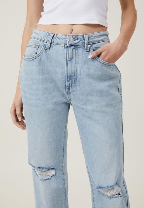 Cotton On - Slim straight jean - bondi blue rip