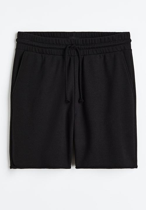 H&M - Regular fit sweatshorts - black